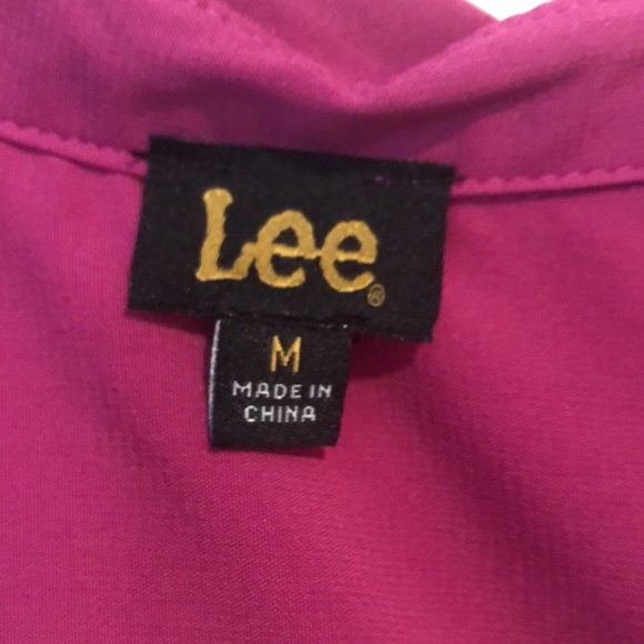 🎉4 for $20 Lee Magenta Tank, size Medium - Picture 4 of 4
